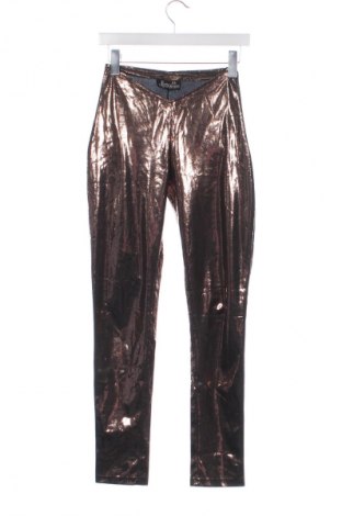 Damskie spodnie Unbranded, Rozmiar XXS, Kolor Złocisty, Cena 37,99 zł