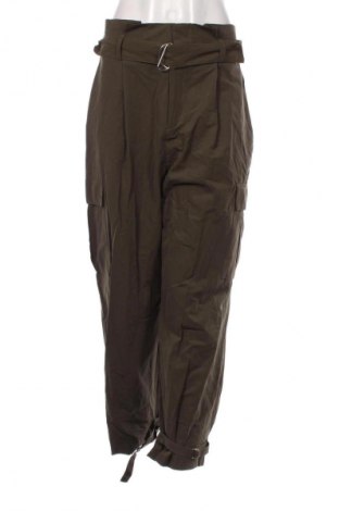 Pantaloni de femei Zara, Mărime L, Culoare Verde, Preț 81,99 Lei