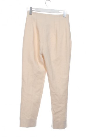 Дамски панталон Zara, Размер XS, Цвят Екрю, Цена 25,99 лв.