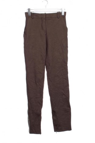 Дамски панталон Zara, Размер XS, Цвят Зелен, Цена 19,99 лв.