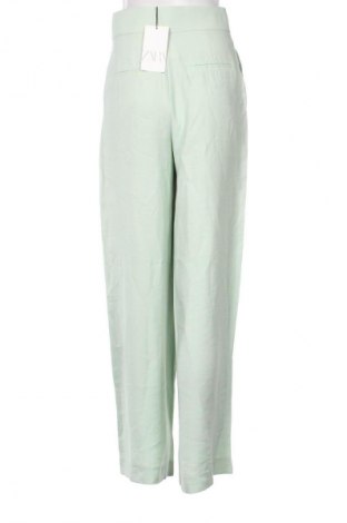 Pantaloni de femei Zara, Mărime S, Culoare Verde, Preț 192,00 Lei
