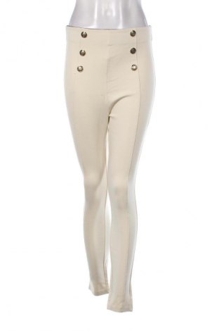 Damenhose Zara, Größe L, Farbe Ecru, Preis 31,71 €