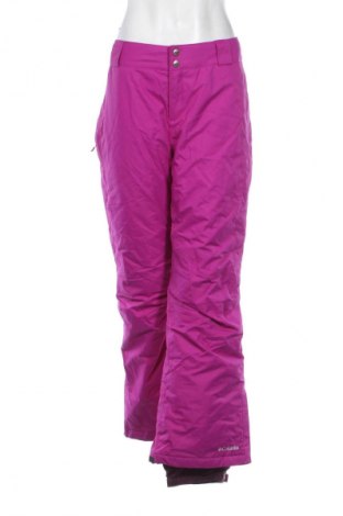 Дамски панталон за зимни спортове Columbia, Размер L, Цвят Лилав, Цена 109,06 лв.