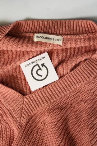 Дамски пуловер 24 Colours, Размер XS, Цвят Кафяв, Цена 24,99 лв.