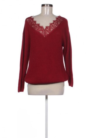 Дамски пуловер Amisu, Размер S, Цвят Червен, Цена 15,99 лв.