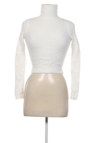 Γυναικείο πουλόβερ Bershka, Μέγεθος XS, Χρώμα Λευκό, Τιμή 11,99 €