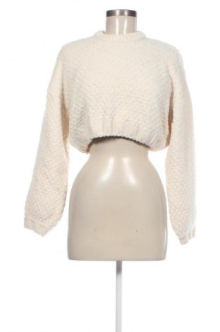 Damenpullover Bershka, Größe S, Farbe Ecru, Preis € 10,99