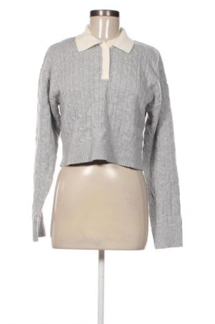 Damenpullover Bershka, Größe S, Farbe Grau, Preis 9,99 €