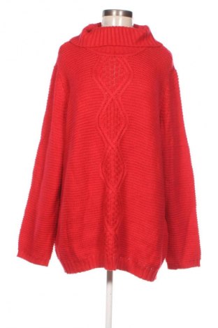 Дамски пуловер Bpc Bonprix Collection, Размер XXL, Цвят Червен, Цена 15,99 лв.