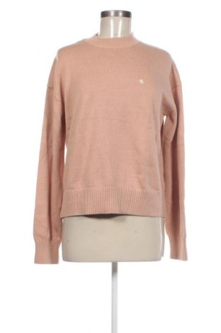 Дамски пуловер Calvin Klein Jeans, Размер L, Цвят Кафяв, Цена 152,99 лв.