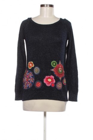Дамски пуловер Desigual, Размер M, Цвят Многоцветен, Цена 64,99 лв.