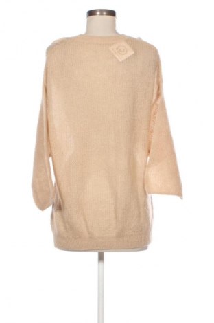Γυναικείο πουλόβερ Elisa Immagine, Μέγεθος M, Χρώμα  Μπέζ, Τιμή 15,00 €