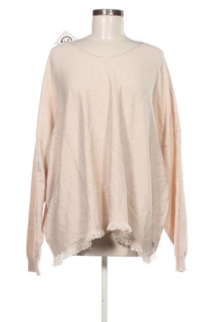 Γυναικείο πουλόβερ Gina Benotti, Μέγεθος 3XL, Χρώμα Εκρού, Τιμή 12,99 €