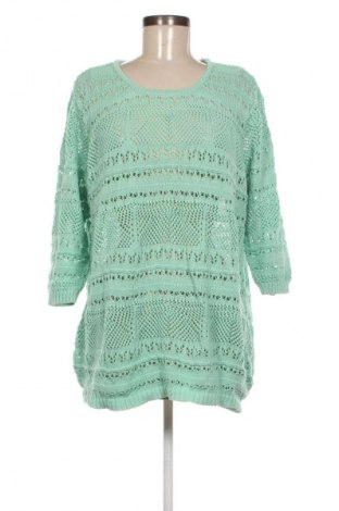 Γυναικείο πουλόβερ Maxi Blue, Μέγεθος XXL, Χρώμα Πράσινο, Τιμή 8,99 €