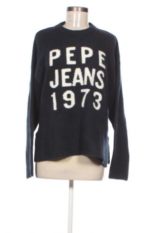 Дамски пуловер Pepe Jeans, Размер M, Цвят Син, Цена 42,99 лв.