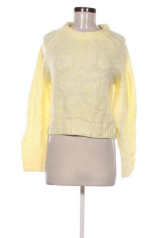 Дамски пуловер Pieces, Размер M, Цвят Жълт, Цена 23,99 лв.