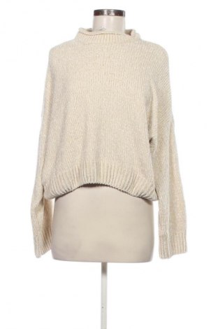 Дамски пуловер Pull&Bear, Размер S, Цвят Бежов, Цена 19,99 лв.