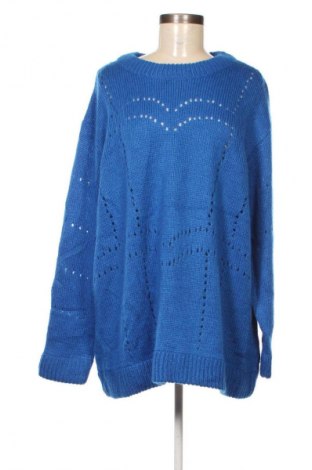 Дамски пуловер Rainbow, Размер XXL, Цвят Син, Цена 21,99 лв.