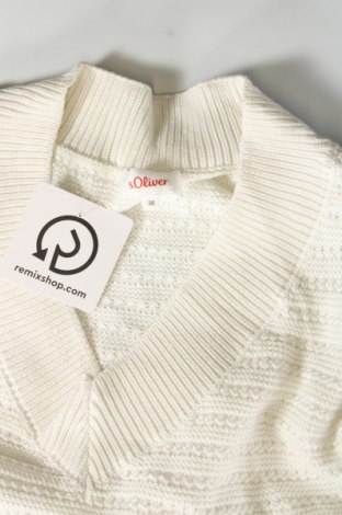Pulover de femei S.Oliver, Mărime S, Culoare Alb, Preț 70,99 Lei