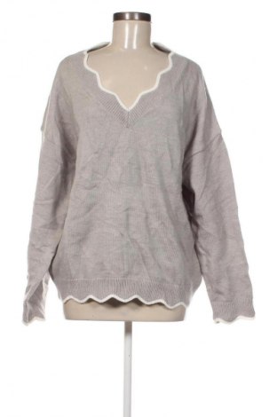 Pulover de femei SHEIN, Mărime XL, Culoare Gri, Preț 54,99 Lei