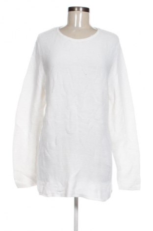 Γυναικείο πουλόβερ Tom Tailor, Μέγεθος XXL, Χρώμα Λευκό, Τιμή 16,99 €
