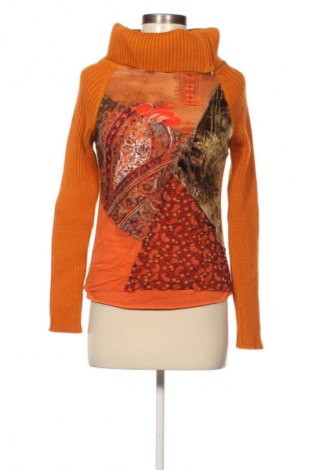 Дамски пуловер Unbranded, Размер M, Цвят Оранжев, Цена 20,99 лв.