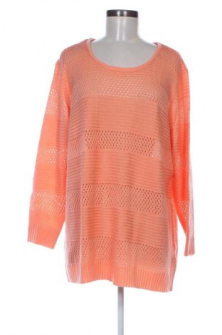 Γυναικείο πουλόβερ Unbranded, Μέγεθος 3XL, Χρώμα Πορτοκαλί, Τιμή 14,83 €