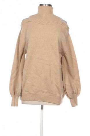 Дамски пуловер Unbranded, Размер XL, Цвят Бежов, Цена 18,99 лв.