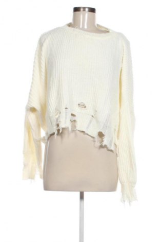 Γυναικείο πουλόβερ Unbranded, Μέγεθος XL, Χρώμα Εκρού, Τιμή 14,83 €