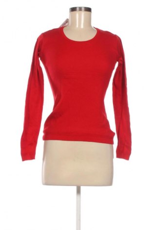 Дамски пуловер United Colors Of Benetton, Размер S, Цвят Червен, Цена 21,99 лв.