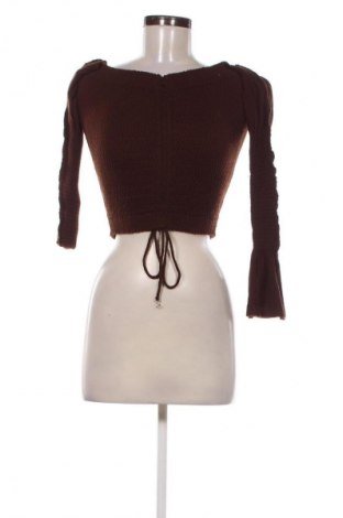 Damski sweter Volume X, Rozmiar XS, Kolor Brązowy, Cena 94,25 zł