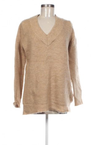 Дамски пуловер Zara, Размер M, Цвят Бежов, Цена 19,99 лв.
