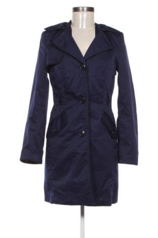 Damen Trenchcoat H&M, Größe XS, Farbe Blau, Preis 21,99 €