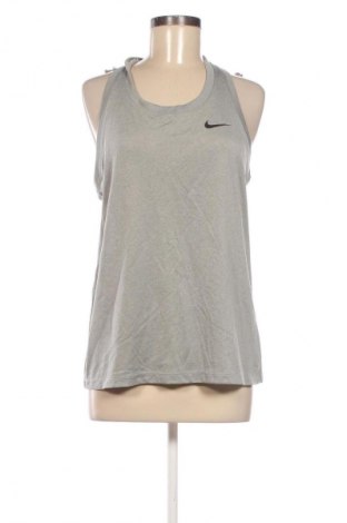 Γυναίκειο αθλητικό τοπ Nike, Μέγεθος M, Χρώμα Γκρί, Τιμή 17,00 €