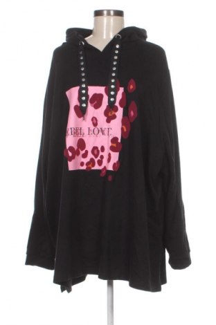 Hanorac de femei Ulla Popken, Mărime 5XL, Culoare Negru, Preț 107,89 Lei