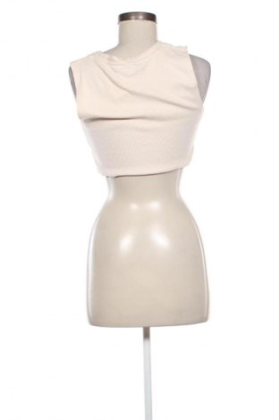 Дамски топ Bershka, Размер L, Цвят Бежов, Цена 10,60 лв.