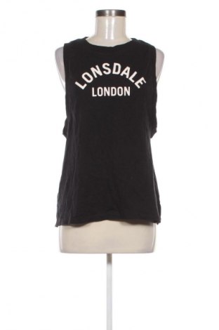 Top de femei Lonsdale, Mărime M, Culoare Negru, Preț 76,32 Lei
