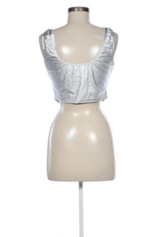 Γυναικείο τοπ Unbranded, Μέγεθος L, Χρώμα Ασημί, Τιμή 14,77 €