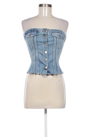 Дамски топ Zara, Размер S, Цвят Син, Цена 43,73 лв.