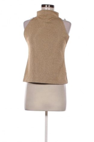 Γυναικείο τοπ Zara, Μέγεθος L, Χρώμα Χρυσαφί, Τιμή 10,99 €