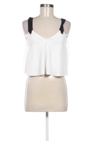 Дамски топ Zara, Размер S, Цвят Бял, Цена 17,86 лв.