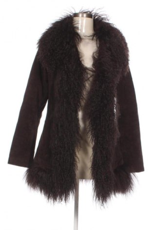 Дамско кожено палто In Extenso, Размер L, Цвят Кафяв, Цена 215,00 лв.