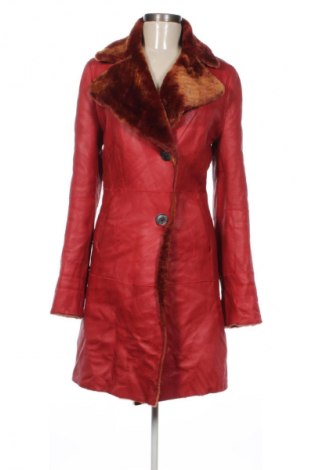 Дамско кожено палто Sylvie Schimmel, Размер M, Цвят Червен, Цена 107,37 €