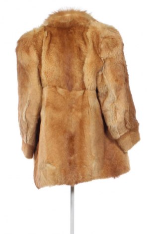 Palton din blană pentru damă Unbranded, Mărime L, Culoare Portocaliu, Preț 565,92 Lei