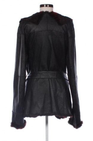 Damski skórzany płaszcz Unbranded, Rozmiar L, Kolor Czarny, Cena 494,44 zł