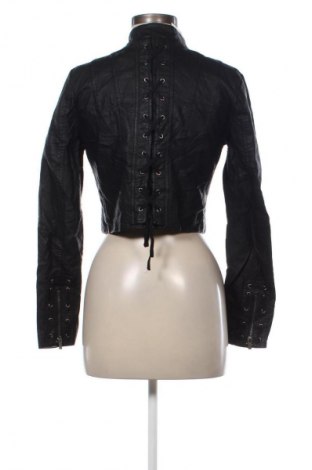 Дамско кожено яке ASOS, Размер M, Цвят Черен, Цена 62,99 лв.