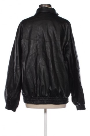 Dámská kožená bunda  Bershka, Velikost M, Barva Černá, Cena  734,00 Kč