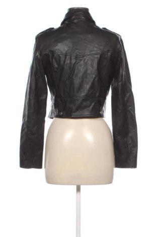 Dámska kožená bunda  Bershka, Veľkosť L, Farba Čierna, Cena  25,95 €