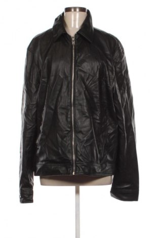 Dámska kožená bunda  Bershka, Veľkosť XL, Farba Čierna, Cena  25,95 €