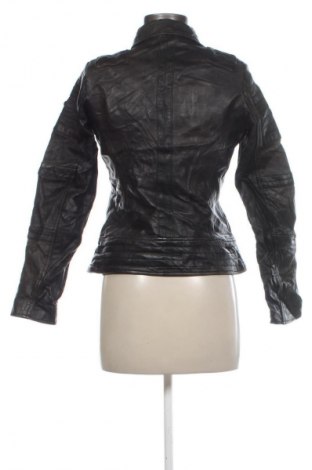 Дамско кожено яке DNR, Размер S, Цвят Черен, Цена 159,99 лв.